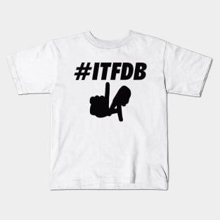 ITFDB LA Hands, Black Kids T-Shirt